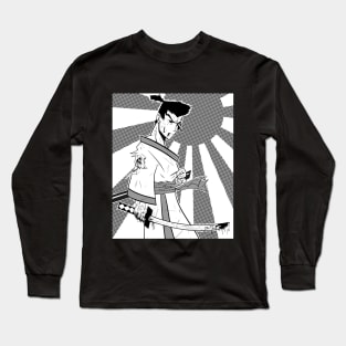 Samurai Jack Manga Style Long Sleeve T-Shirt